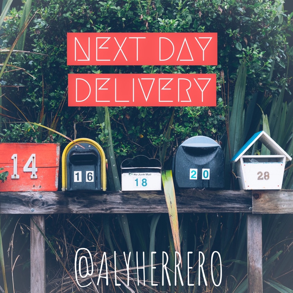 Same Day or Next Day Drop Off Monday-Thursday